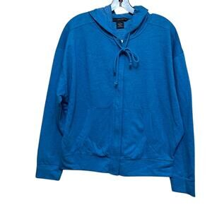 Calvin Klein-Jeans Blue Cotton Blend Sports Jacket. L